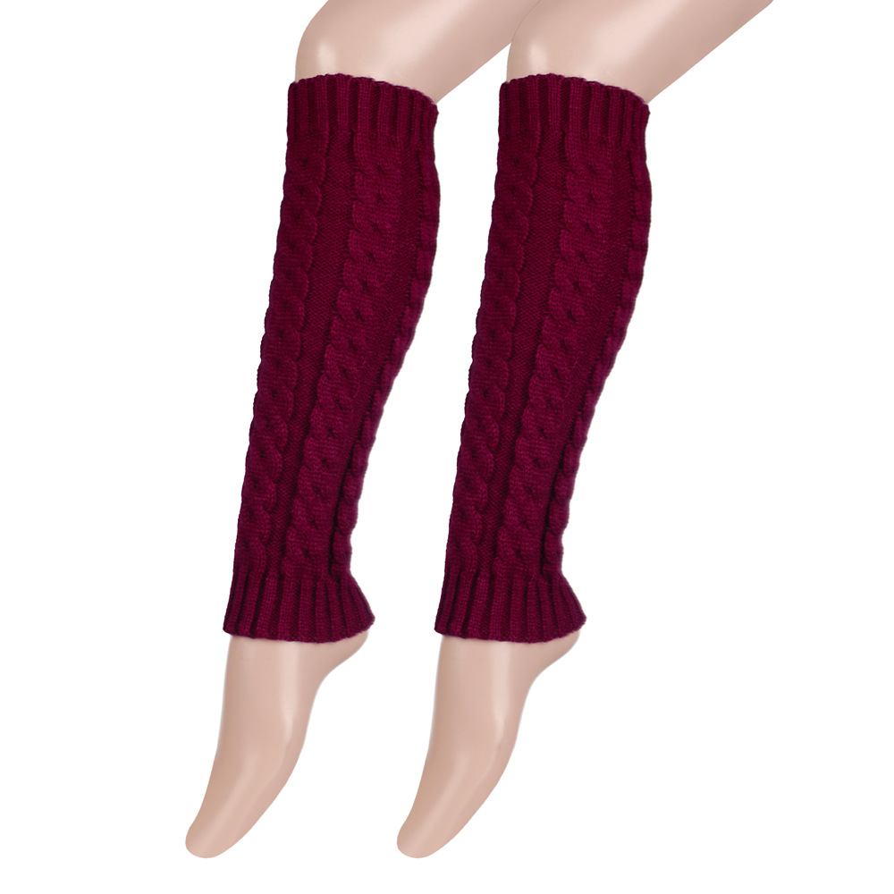 Knit Leg Warmers Warm Boot Socks for Women Cozy Leggings Knee High Thermal Socks